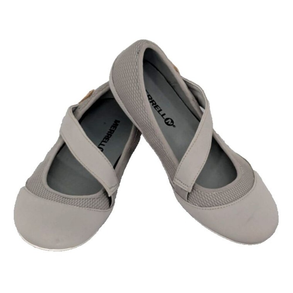 MERRELL Womens Mesh Shoes SIZE 5.5 Gray 2270196 Mary Jane Lightweight Great